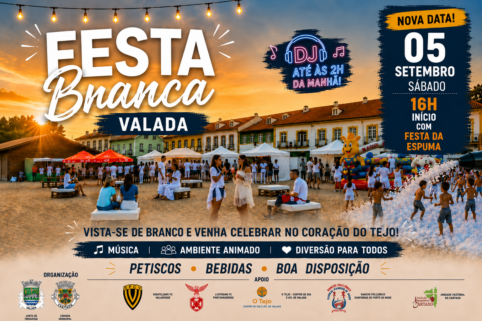Notícia Festa Branca | nova data